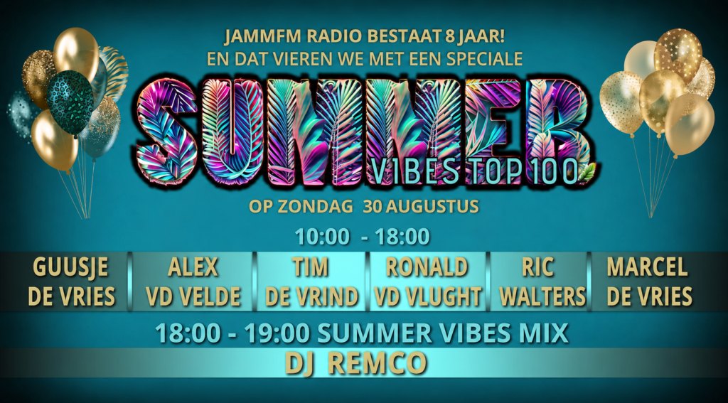 SummerVibes top 100 Jamm Fm Costa Del Sol